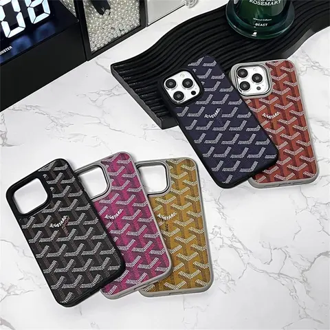 Goyard Pattern Phone Cases Collection