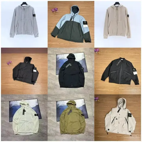 Stone Island Hooded Jackets and Outerwear Collection