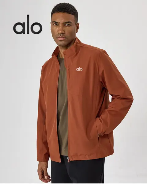 alo Men's Rust Color Jacket