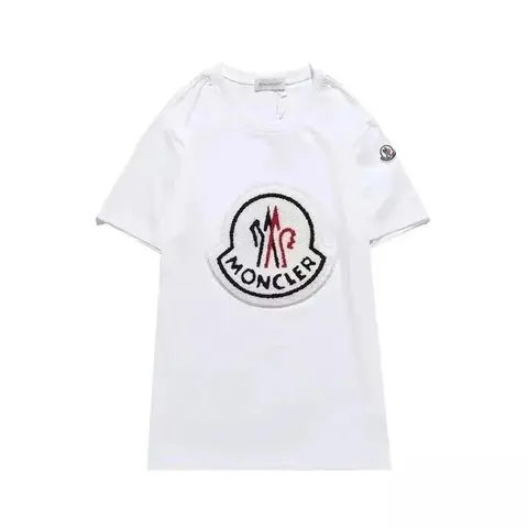 Moncler White Logo T-Shirt