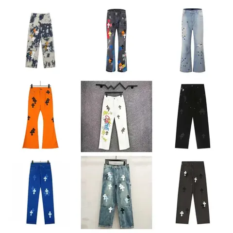Cross Embroidered Denim and Trousers Collection
