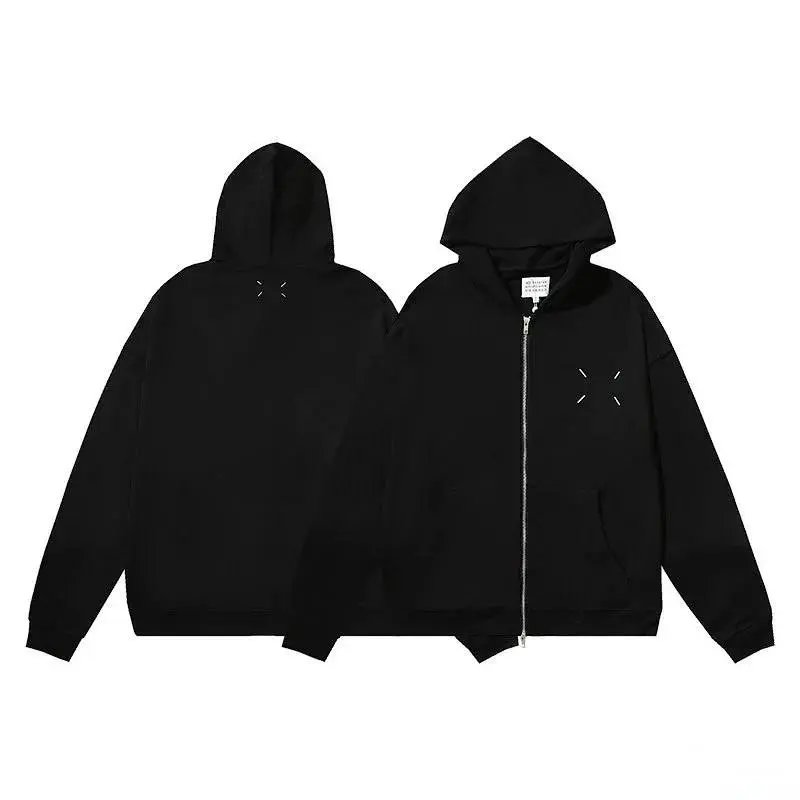 黑色拉链外套25