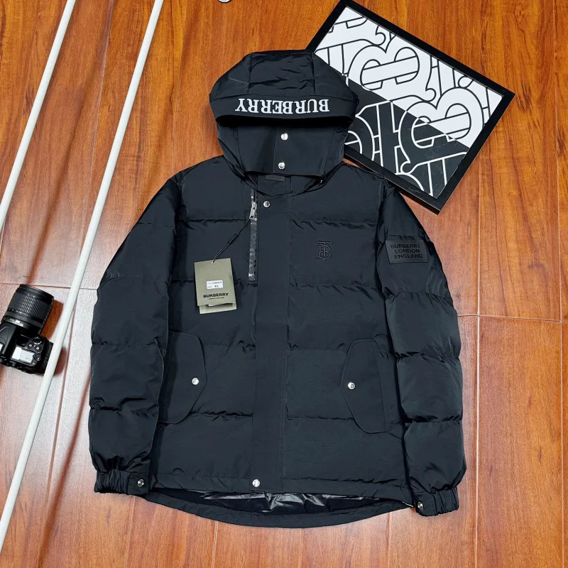 高版本款2-黑色Burberry羽绒服