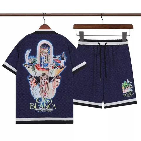 Casa Blanca Grand Prix Hawaiian Shirt and Shorts Set