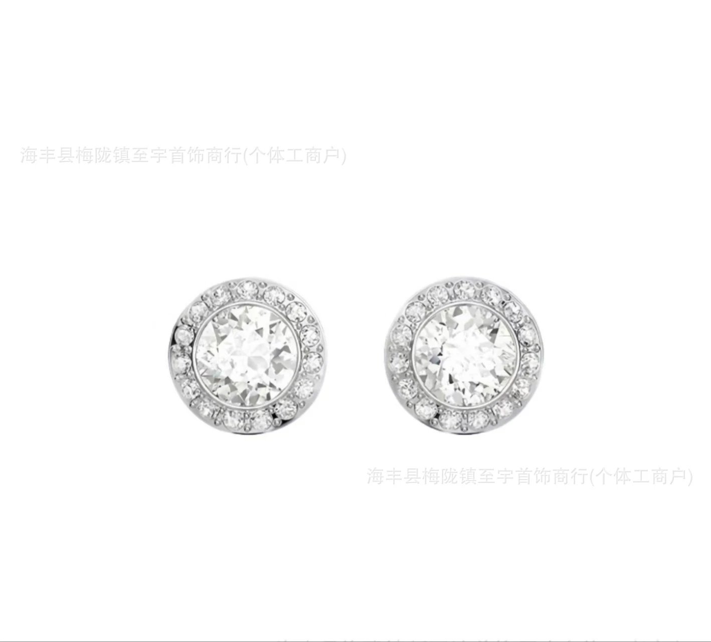 白金罗马耳钉