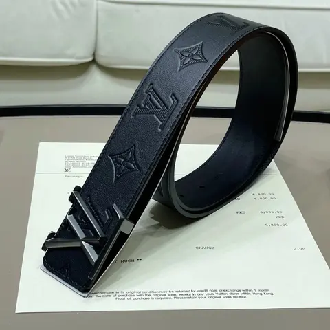 Louis Vuitton Monogram Leather Belt