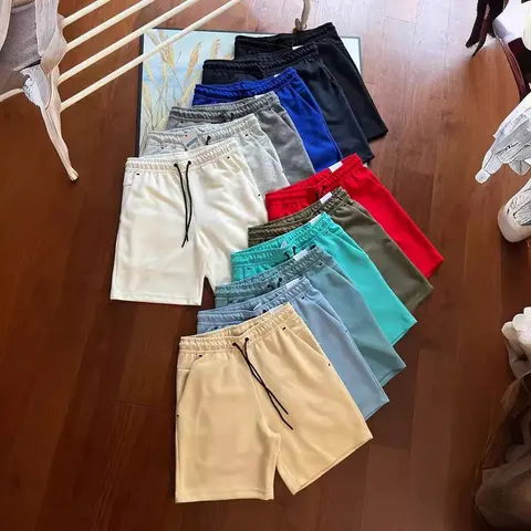 Colorful Drawstring Sweat Shorts Collection