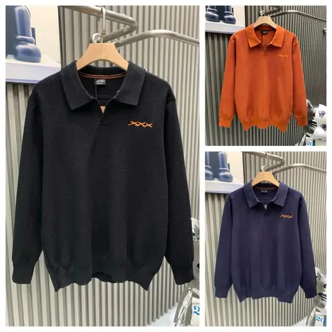 Zegna Knit Polo Sweaters Collection