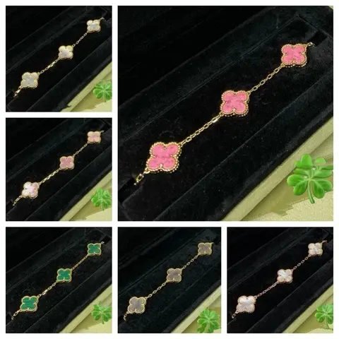 Four-Leaf Clover Chain Bracelet Collection