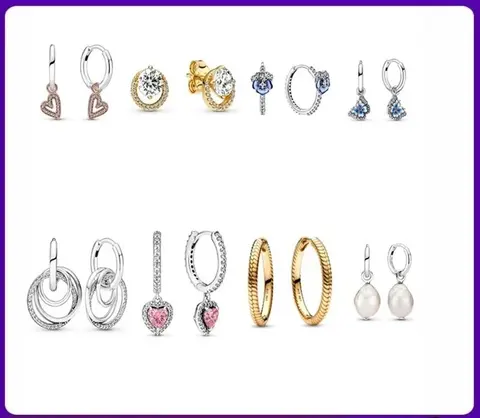 Pandora Lead-Free Stud Earrings