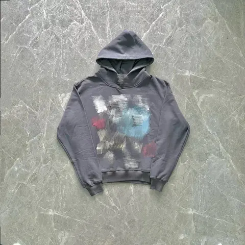 Abstract Print Hoodie