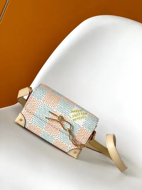 Louis Vuitton Multi-Color Checkered Crossbody Bag