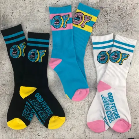 ODD Future Golf Wang Donut Series Socks