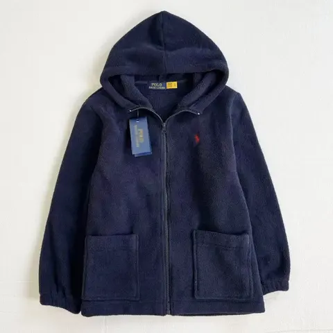 Polo Ralph Lauren Navy Blue Fleece Hoodie