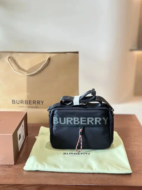 Burberry Black Logo Crossbody Bag