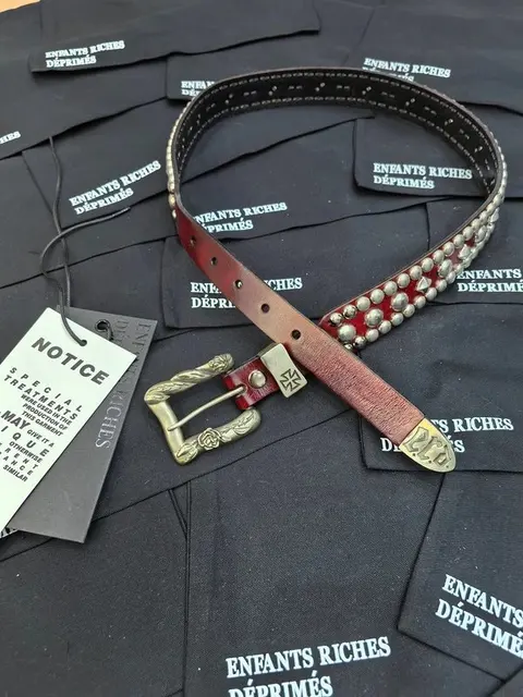 Enfants Riches Déprimés Studded Leather Belt