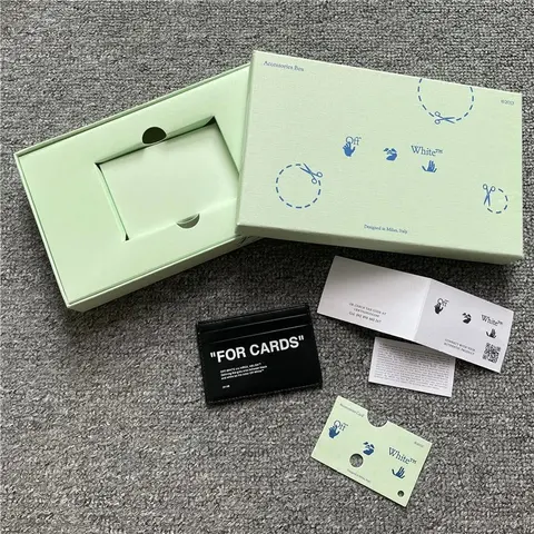 Off-White Accessories Box with Card Holder
