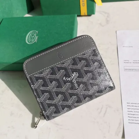 Goyard Monogram Zip Wallet