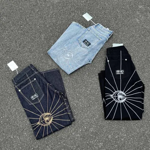 Thug Club Embroidered Denim Jeans Collection