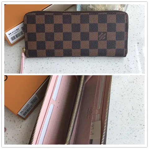 Louis Vuitton Damier Ebene Zip Around Wallet