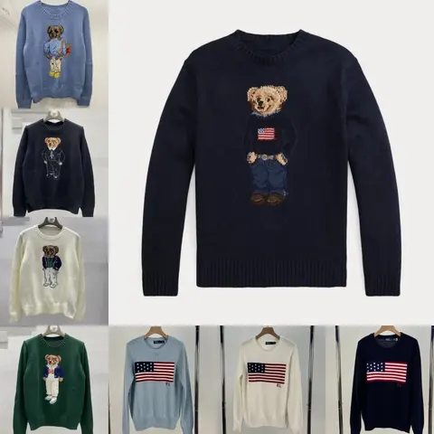 Ralph Lauren Bear Knit Sweater Collection