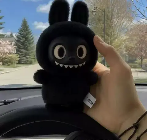 LABUBU Black Plush Toy