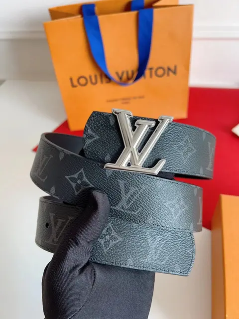 Louis Vuitton Monogram Belt with LV Buckle