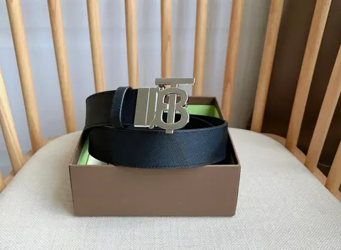 Burberry Monogram Logo Belt