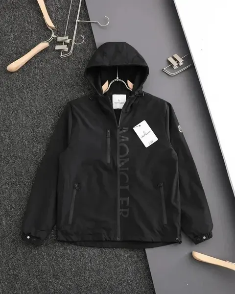 Moncler Black Hooded Jacket