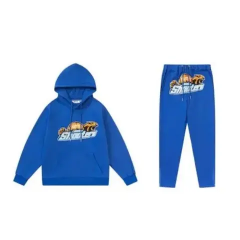 Blue Shark Hoodie and Pants Set
