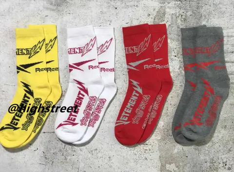 Vetements x Lightning Collaboration Towel Socks