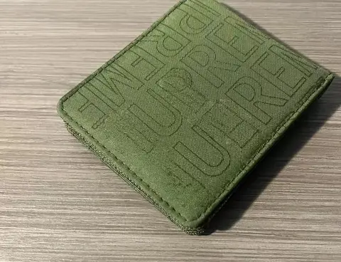 Gucci Green Monogram Canvas Wallet