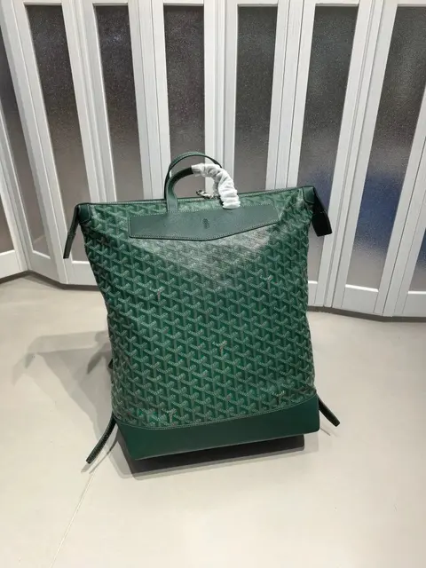 Goyard Green Monogram Backpack