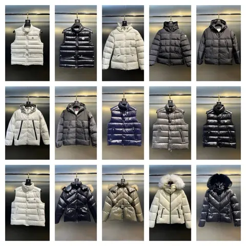 Moncler Down Jackets and Vests Collection