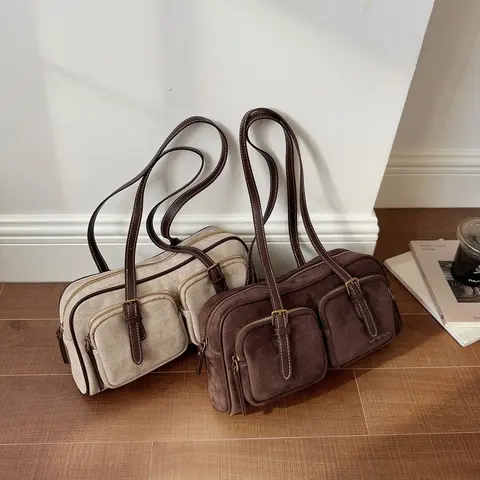 Scaphus Suede Crossbody Bag Collection