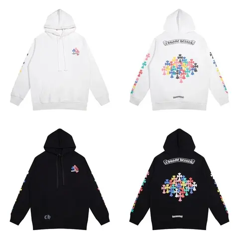 Chrome Hearts Multi-Color Cross Cemetery Hoodie