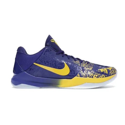Nike Kobe 8 Protro Purple and Yellow Basketball Shoe