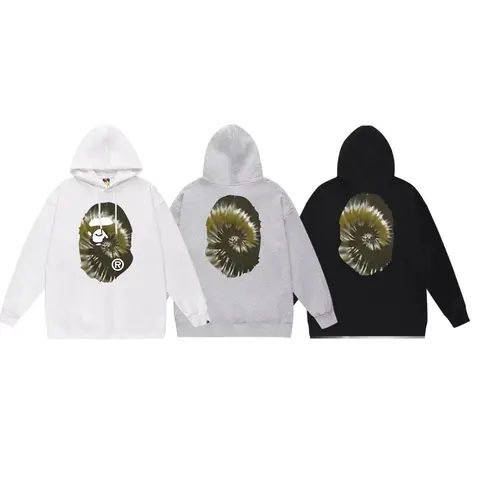 A Bathing Ape Tie-Dye猿人头 Hoodie Collection