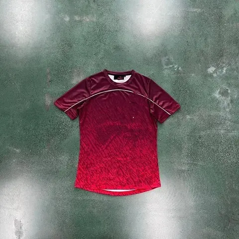 Maroon Gradient Performance T-Shirt