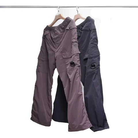 Cargo Pants with Elastic Waist and Multiple Pockets