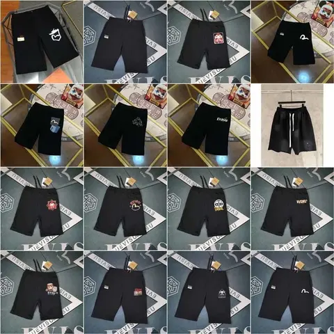 EVISU Black Shorts Collection