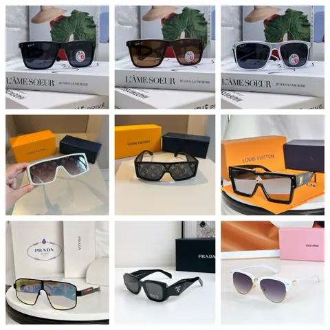Luxury Designer Sunglasses Collection - Ray-Ban, Louis Vuitton, Prada, Miu Miu