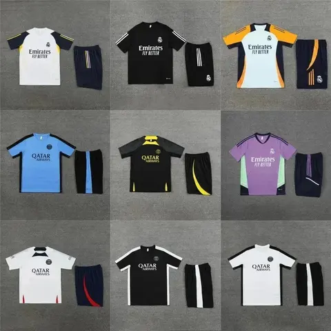 Real Madrid and Paris Saint-Germain Football Kits Collection