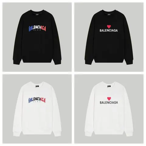 Balenciaga Paris Logo Sweatshirt Collection