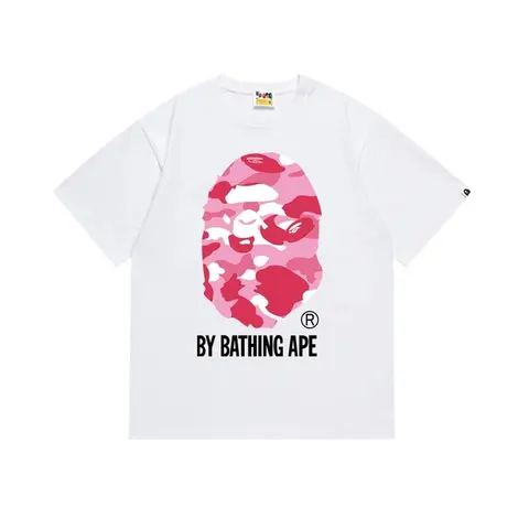 BAPE Pink Camo Ape Head T-Shirt