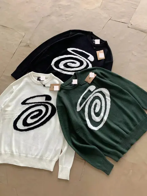 Spiral Pattern Knit Sweaters Collection