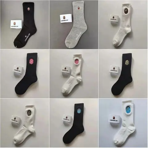 A Bathing Ape Logo Socks Collection