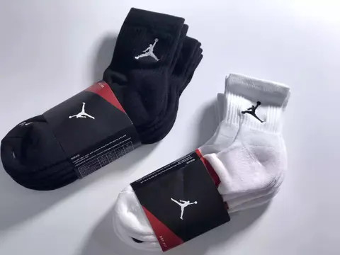 Air Jordan Short Socks with Terry Cloth Bottom - 3-Pack
