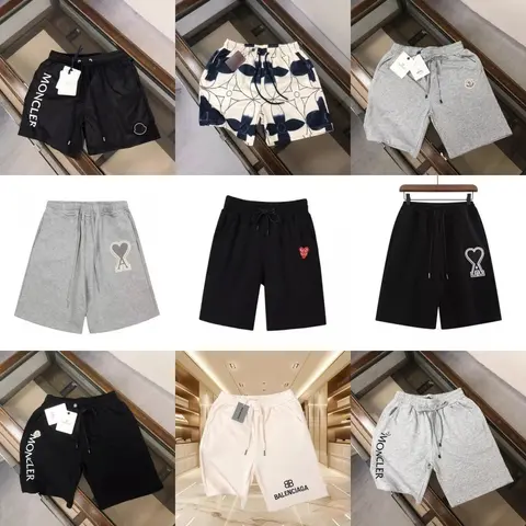Moncler and Balenciaga Men's Fashion Shorts Collection