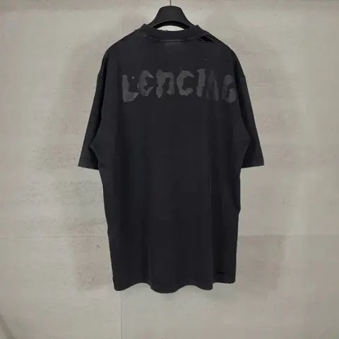 Lencrag Oversized Black T-Shirt